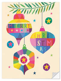 Wandsticker Merry Christmas - Weihnachtsdekos