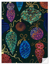 Wandsticker Christbaumschmuck