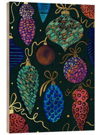 Holzbild Christbaumschmuck