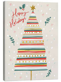 Leinwandbild Happy Holidays