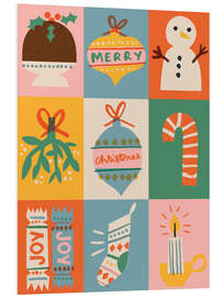Hartschaumbild Merry Christmas III