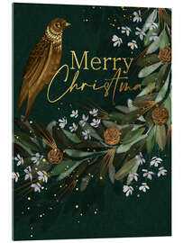 Acrylglasbild Merry Christmas VII