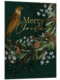 Hartschaumbild Merry Christmas VII