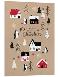 Hartschaumbild Merry Christmas VIII