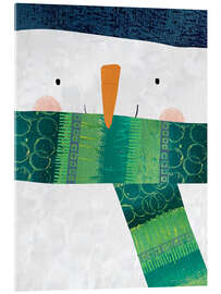 Acrylglasbild Schneemännchen