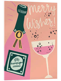 Acrylglasbild Merry Wishes! - Ashley Le Quere
