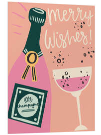 Hartschaumbild Merry Wishes! - Ashley Le Quere