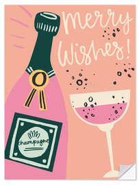 Wandsticker Merry Wishes! - Ashley Le Quere