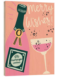 Holzbild Merry Wishes! - Ashley Le Quere