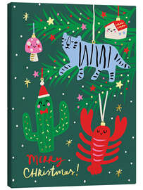 Leinwandbild Merry Christmas VI