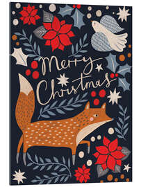 Acrylglasbild Merry Christmas V