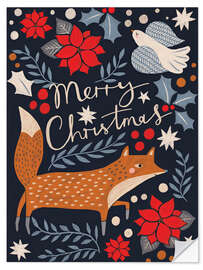 Wandsticker Merry Christmas V