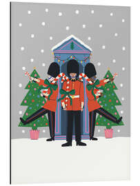 Magnettafel British King Gard unter Schnee