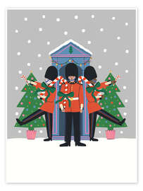 Poster British King Gard unter Schnee