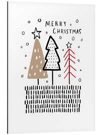 Magnettafel Merry Christmas IV