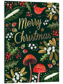 Acrylglasbild Merry Christmas II