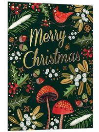 Hartschaumbild Merry Christmas II