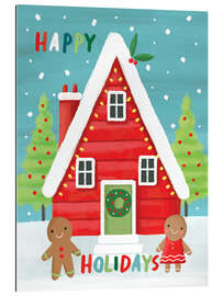 Gallery Print Happy Holidays - Pfefferkuchenhaus