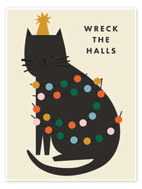 Wandbild Wreck the halls - Ashley Le Quere