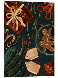 Acrylglasbild Fa la la - Victoria Nelson