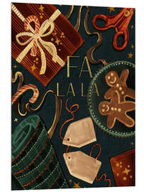 Hartschaumbild Fa la la - Victoria Nelson