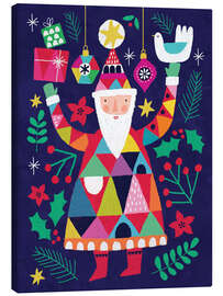 Leinwandbild Der Weihnachtsmann ist da! - Charlotte Pepper