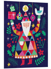 Hartschaumbild Der Weihnachtsmann ist da! - Charlotte Pepper