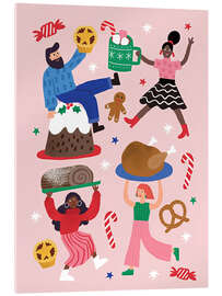 Acrylglasbild Großes Weihnachtsbankett - Charlotte Pepper