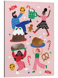 Alubild Großes Weihnachtsbankett - Charlotte Pepper