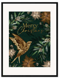 Gerahmter Kunstdruck Merry Christmas I