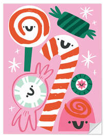 Wandsticker Süße Weihnachten