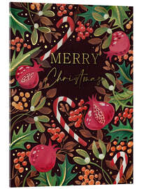 Acrylglasbild Merry Christmas