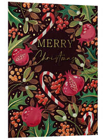 Hartschaumbild Merry Christmas