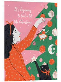 Acrylglasbild It's beginning to look a lot like Christmas - Amy Hodkin