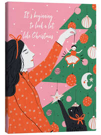 Leinwandbild It's beginning to look a lot like Christmas - Amy Hodkin