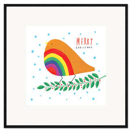Gerahmter Kunstdruck Merry Christmas