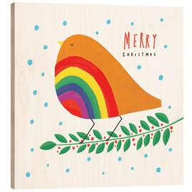 Holzbild Merry Christmas
