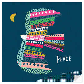 Wandsticker Peace Dove - Charlotte Pepper