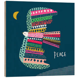 Holzbild Peace Dove - Charlotte Pepper