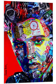 Hartschaumbild Calling Elvis - Sasha Bom