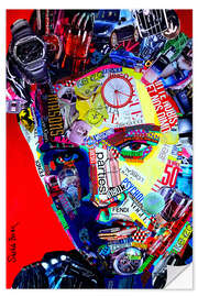 Wandsticker Calling Elvis - Sasha Bom