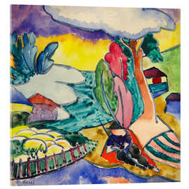 Acrylglasbild Der Schlafende - Erma Bossi