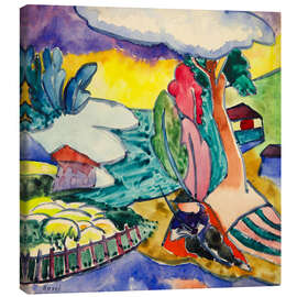 Leinwandbild Der Schlafende - Erma Bossi