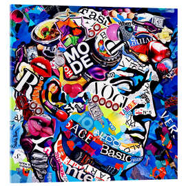 Acrylglasbild Davids Locken - Sasha Bom