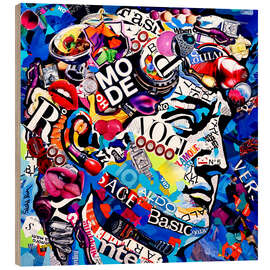 Holzbild Davids Locken - Sasha Bom