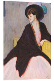 Acrylglasbild Bildnis Marianne von Werefkin