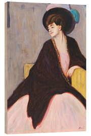 Holzbild Bildnis Marianne von Werefkin