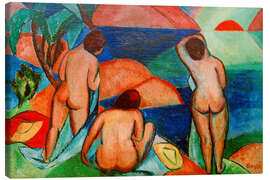 Leinwandbild Badende, 1911 - Erma Bossi