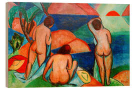 Holzbild Badende, 1911 - Erma Bossi