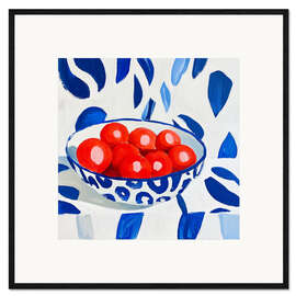 Gerahmter Kunstdruck Rote Äpfel